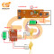 4CH RC remote control 27MHz circuit PCB transmitter & receiver board with antenna   Radio system for toy car